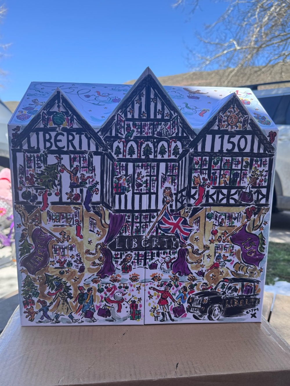 Liberty of London Advent Calendar 2025 with 7 original and new products